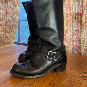 Vintage engineer boots for sale hot sale
