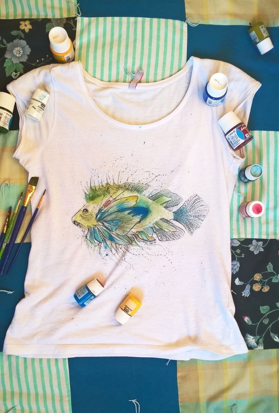 t shirt dipinte a mano