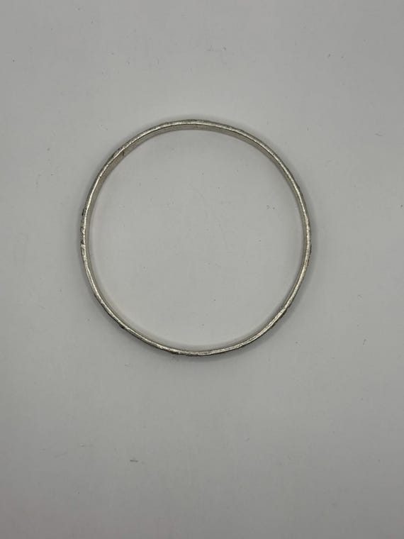 925 Sterling silver scroll pattern bangle bracele… - image 5