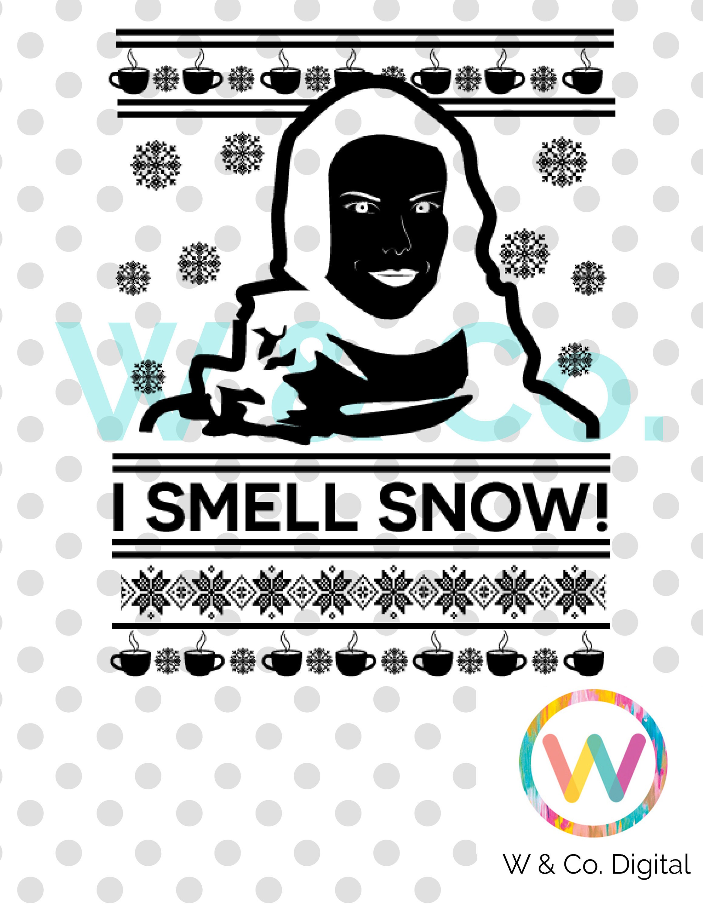 Download I Smell Snow Gilmore Girls Png Holiday Svg Winter Cutting Etsy SVG, PNG, EPS, DXF File