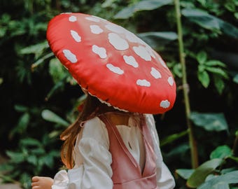 Pilz Kleinkind Erwachsene Hut für Halloween Cosplay roten Pilz Hut Halloween Cosplay Kostüme