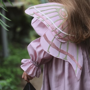 Halloween fairy dress girl Butterfly fairy wings Fairy gown halloween toddler Halloween kids costume Pink fairy party dress Fairy costume