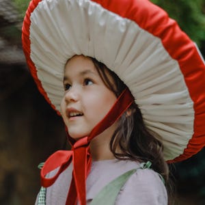 Mushroom toddler adult hat for halloween Cosplay red mushroom hat Halloween cosplay costumes