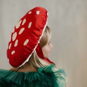 Cosplay red mushroom hat Mushroom toddler adult hat for halloween Halloween cosplay costumes image 8