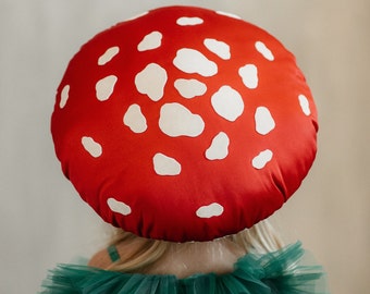 Großer roter Pilz Hut Pilz Hut Cosplay Einzigartige Frau Pilz Hut Kostüm Roter Hut weißen Punkt Halloween Cosplay Zubehör