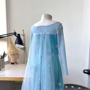 Kids costume Elsa princess dress Kids halloween elsa princess dress Princess party dress toddler Girls birthday dress Cute halloween costume