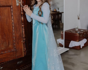 Elsa prinzessin kleid Kinder Halloween elsa prinzessin kleid Prinzessin Party Kleid Kleinkind Mädchen Geburtstag Kleid Süßes Halloween-Kostüm