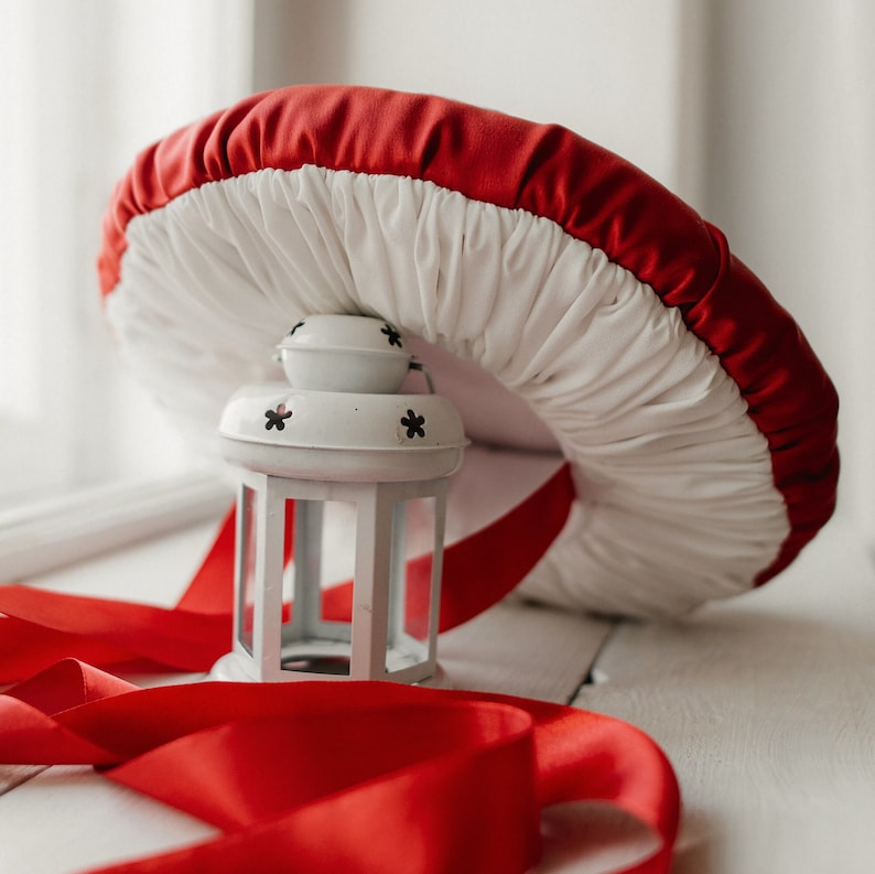 Woman Mushroom Costume Big Red Amanita Hat Adult Mushroom Hat Etsy