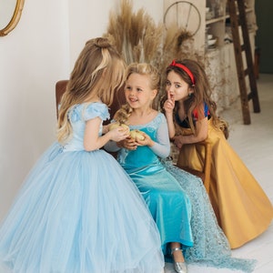 strapless open back dress Princess Girls Sequin Off-the-shoulder Pageant Dress Age 5-14 TXH106 main image 0