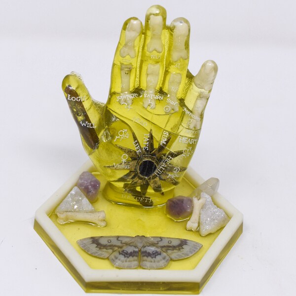 Palmistry Hand Jewelry Holder Etsy