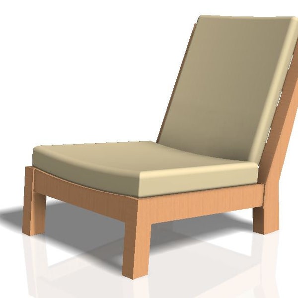 Low Lounge Chair - Plans