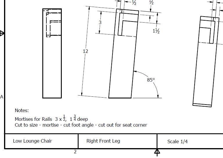 Planos Chair Less Low Lounge Chair - Plans - Etsy