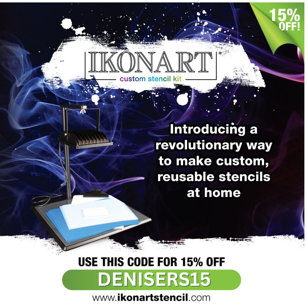 Ikonart Custom Stencil Kit 3.0 Bundle with $100 in Designs