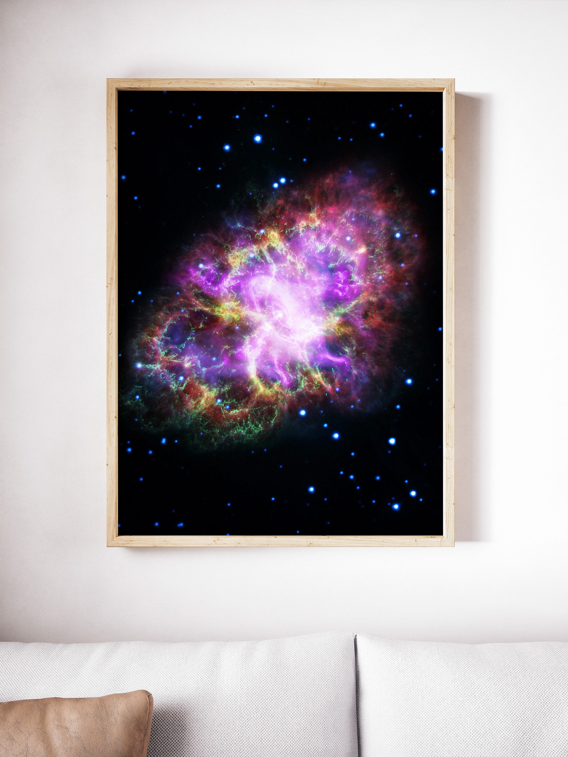 Crab Nebula Print / Hubble Telescope Poster / Space Art / NASA - Etsy
