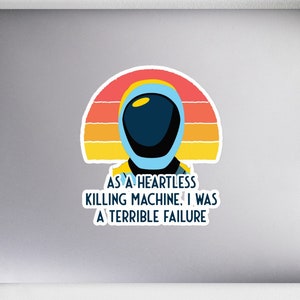 Murderbot Diaries • SecUnit Is A Failure As A Heartless Killing Machine • Bubble-free stickers