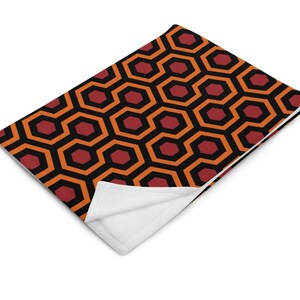 The Shining • Overlook Hotel • Carpet Pattern • Throw Blanket 50&quot; x 60&quot;