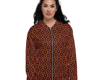 The Shining Overlook Hotel Carpet Pattern Unisex Bomber Jacket