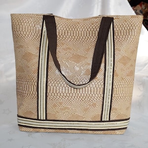 Grand Sac de classe -  cabas en simili cuir dragon de Comodo, pour la rentrée