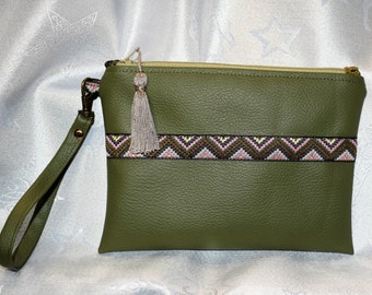 Petite pochette simili cuir