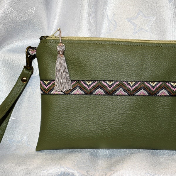 Petite pochette simili cuir