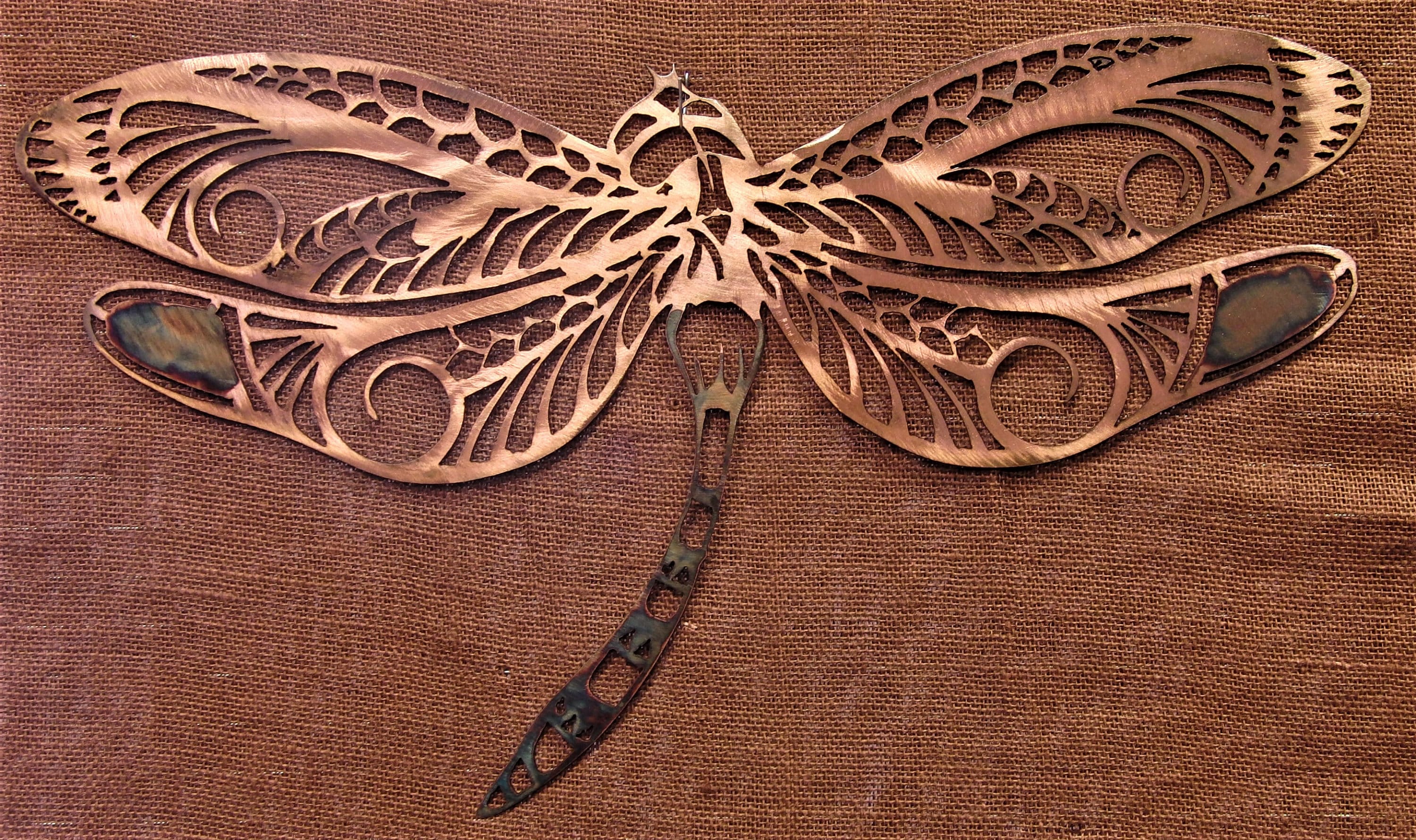 Dragonfly Metal Wall Garden Patio Art Metal Art. Etsy