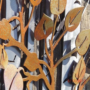 Aspen Trees W/ Aspen Branch Metal Art Wall Hanging - Etsy