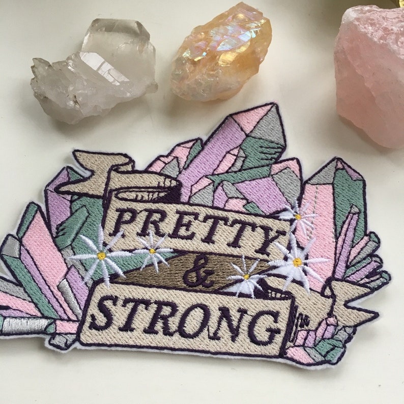 Pretty and Strong The Killers musicians music inspired Iron On Embroidered Patch accessory