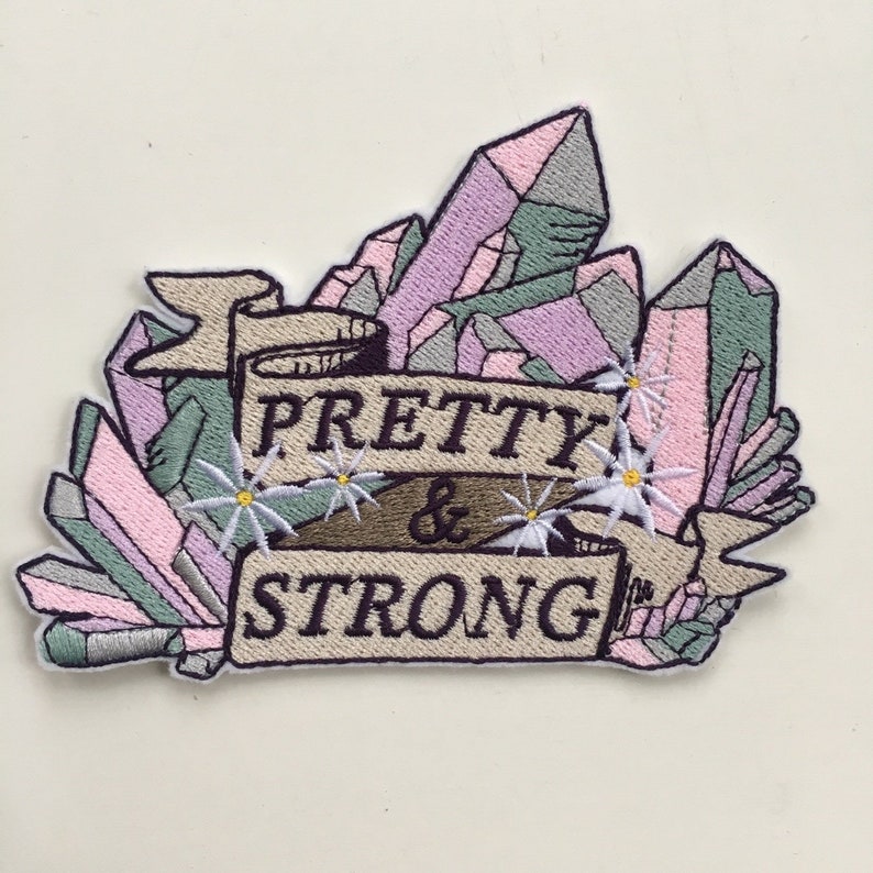 Pretty and Strong The Killers musicians music inspired Iron On Embroidered Patch accessory