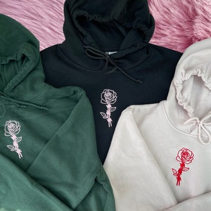 Champion rose tattoo hoodie hotsell