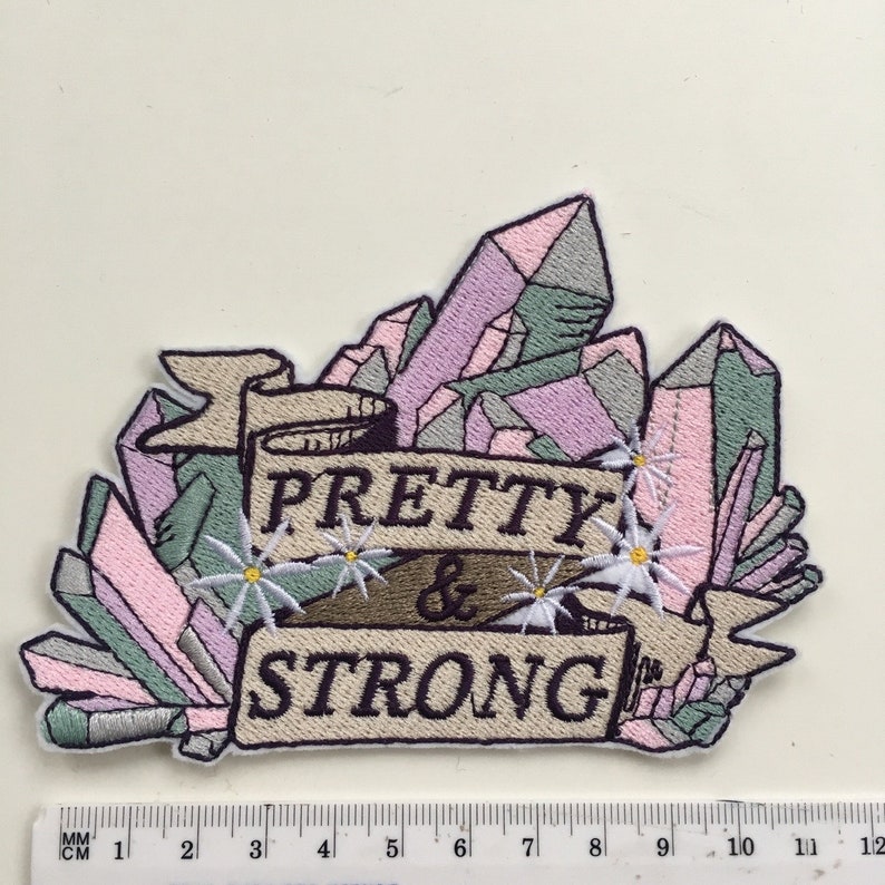 Pretty and Strong The Killers musicians music inspired Iron On Embroidered Patch accessory