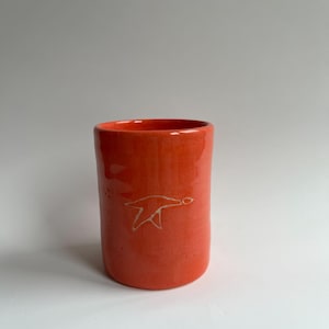 Handmade Loon Ski Ceramic Mug
