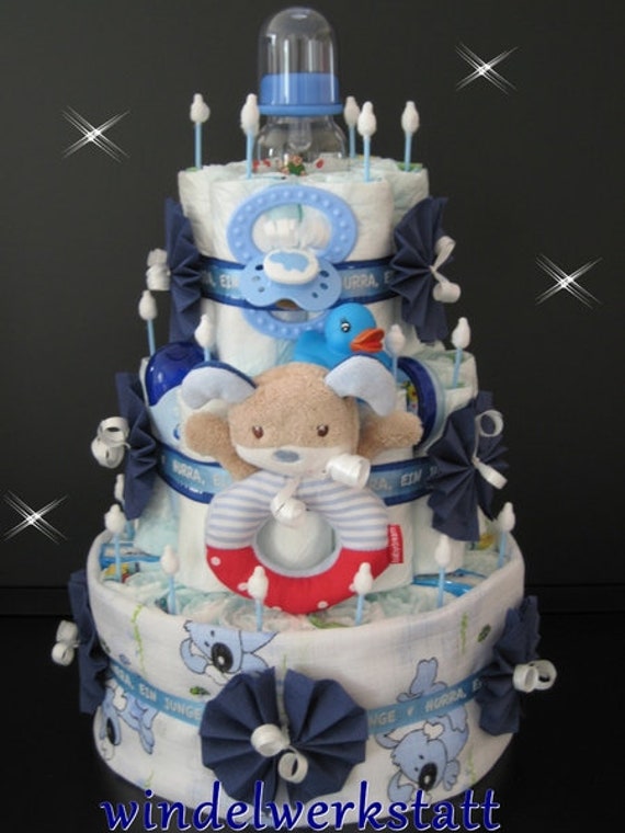 Namensschild Baby Geburt Taufe Geschenk Windeltorte Motorrad XXL