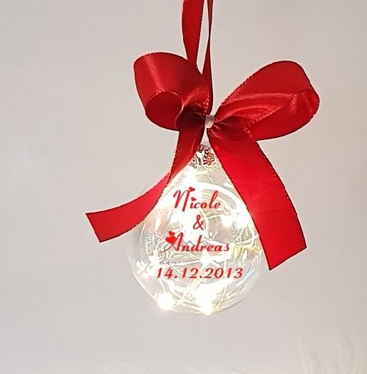 Illuminated Glass Ball Light Ball Glass Ball Wedding Etsy