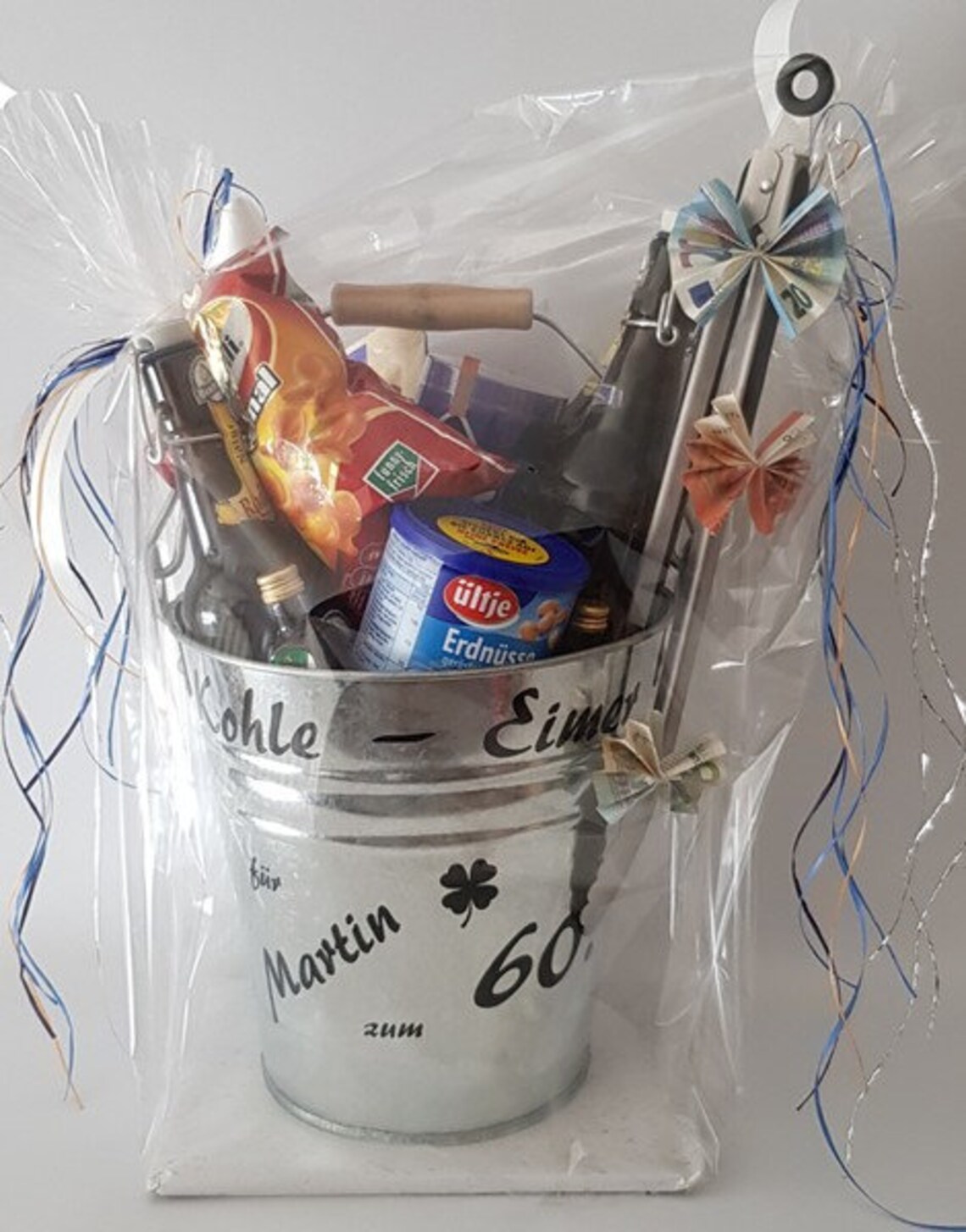 KohleEimer Geldgeschenk zum Geburtstag Hochzeit Verlobung 5 l Etsy