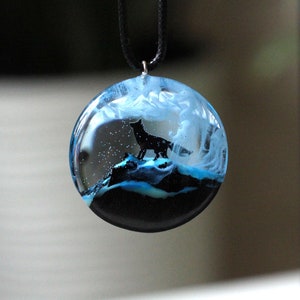 Fox Necklace - Handmade Animal Pendant, Unique Glowing Jewelry, Gift Ideas For Women, Personalized Jewellery