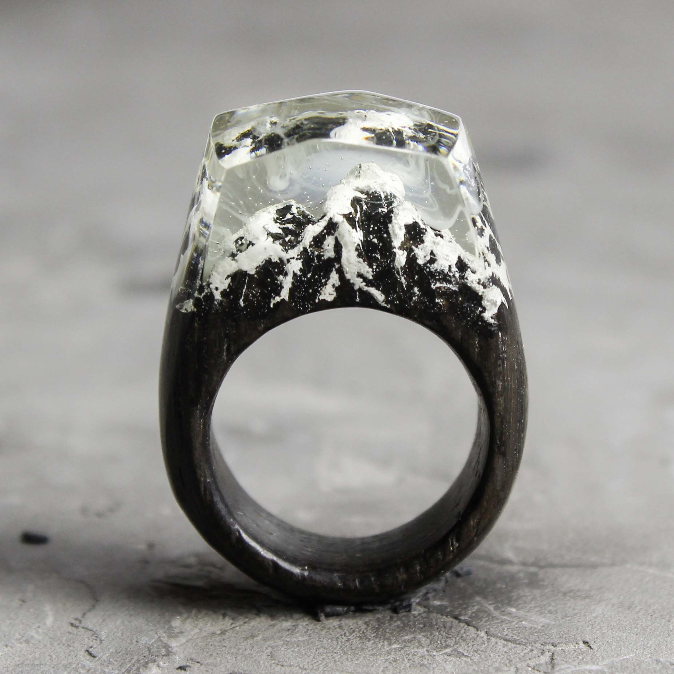 Resin mountain best sale ring