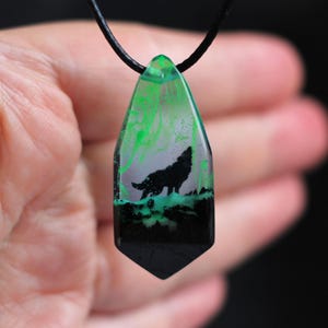 Collier Loup Hurlant En Acier Inoxydable - Style Vintage Punk Pour Femmes - Bijou Animalier