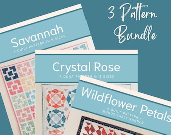Wild Plum Lane PDF Quilt Pattern Trio