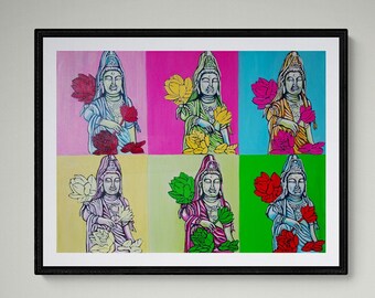 High quality print of Quan Yin to Enhance Spiritual Healing and Growth