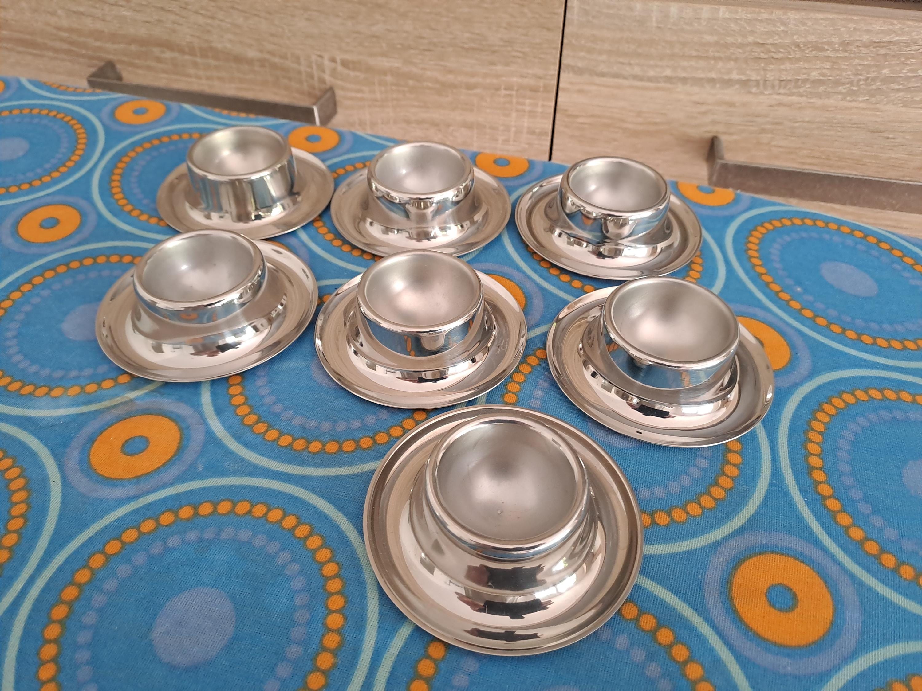 Portauovo In Metallo Argentato A Forma Di Gallina - 35x28x17 Cm - Decorativo E Pratico Per Cucina - Foto 14