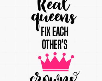 Real Queen Quote Etsy