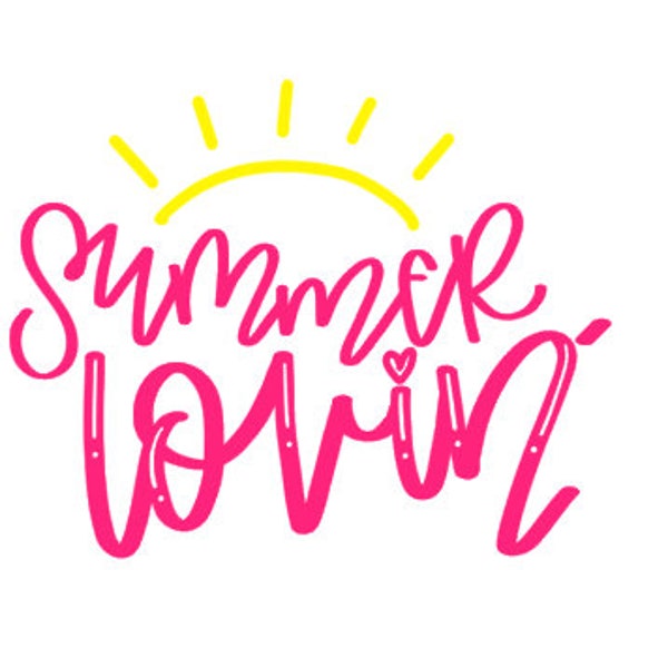 summer lovin' / summer lovin quote / stickers for girls / vacation cup stickers / summer car decals / party favor quotes /custom vinyl decal