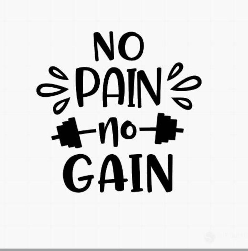 Funny Fitness Quote / Gym Motivation / Water Bottle Decal / - Etsy