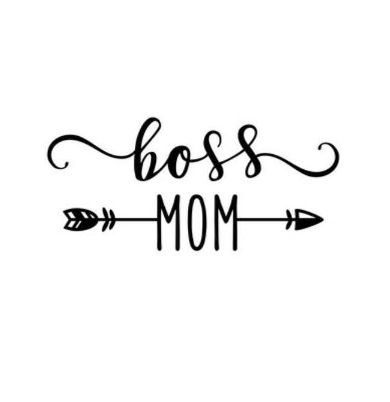 Boss Mom Boss Mom Decal Sticker For Boss Decal For Etsy