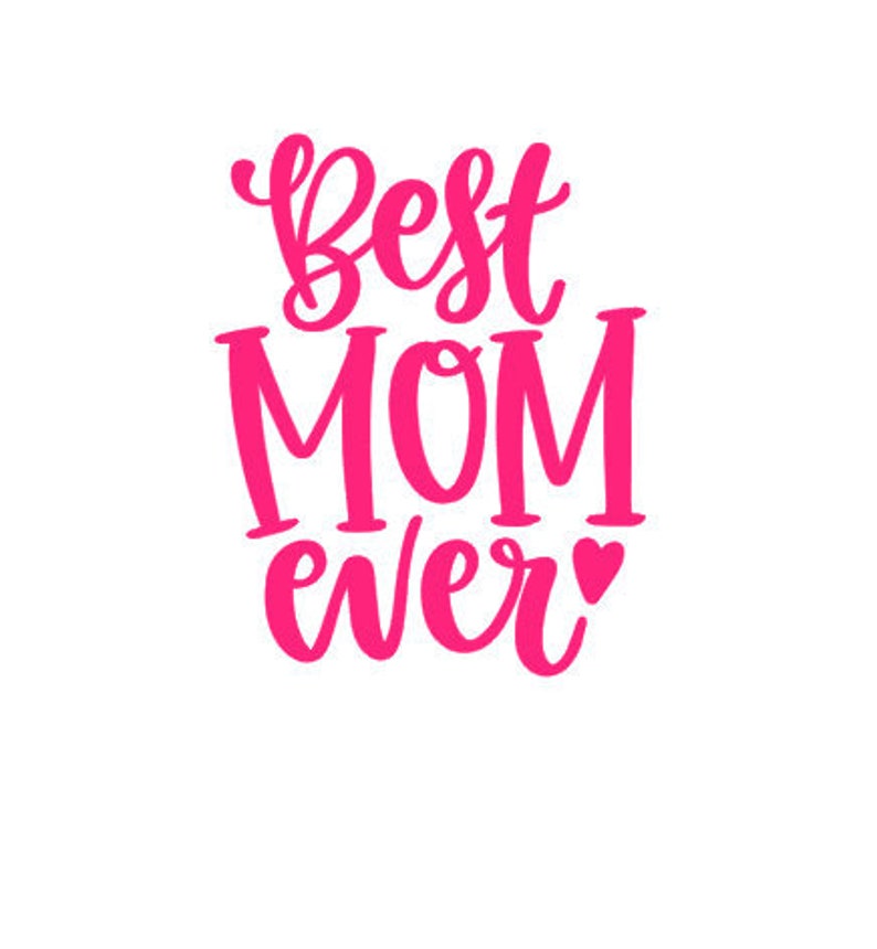 Best mom ever / Best mom quote decal / Custom decal mom / mom Etsy