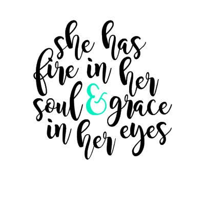 She Has Fire In Her Soul Grace In Her Eyes Quote Sticker Sticker For Girls Decal For Her Girl Quote Yeti Decal Laptop Decal She Has Fire In Her Soul Grace In Her Eyes Quote Sticker Sticker For Girls Decal For Her Girl Quote Yeti Decal Laptop Decal