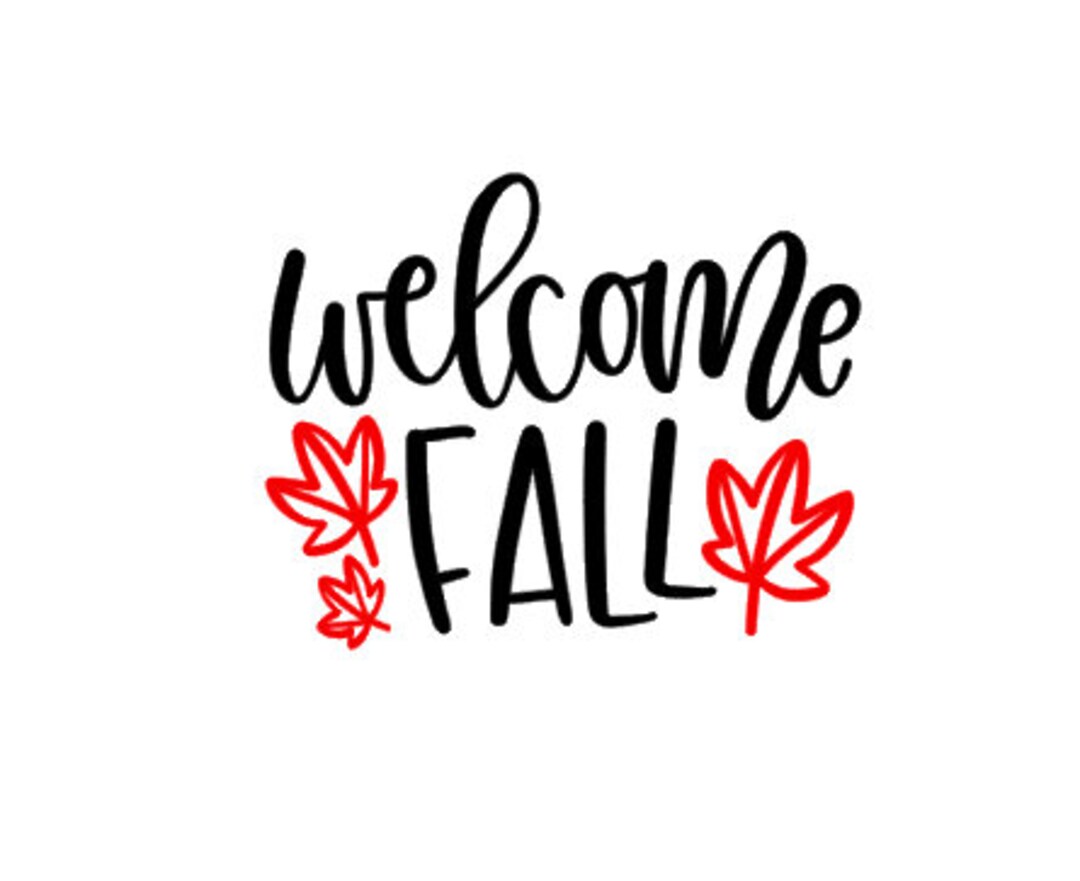 Fall Quote Decal / Fall Home Decor / Custom Fall Decor Etsy