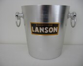 Superb 1970s French Vintage LANSON Champagne bucket