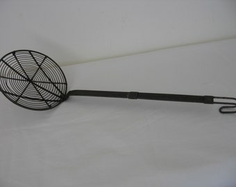 Sehr große Französisch Vintage Wirework Strainer Restaurant Küche Dekor