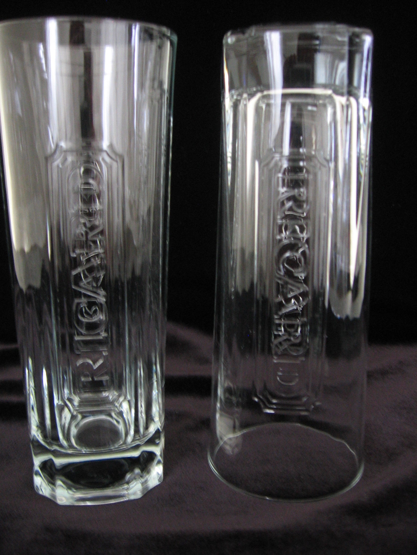 Paar große rechteckige Ricard Pastis Aperitif Gläser | Etsy